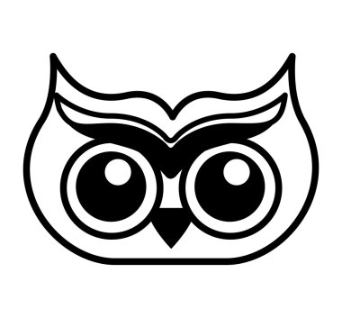 baykuş kuş sevimli simgesi