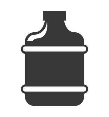 büyük şişe su simgesi