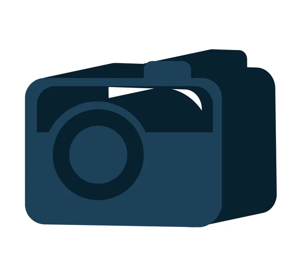 Icono fotográfico de la cámara — Archivo Imágenes Vectoriales