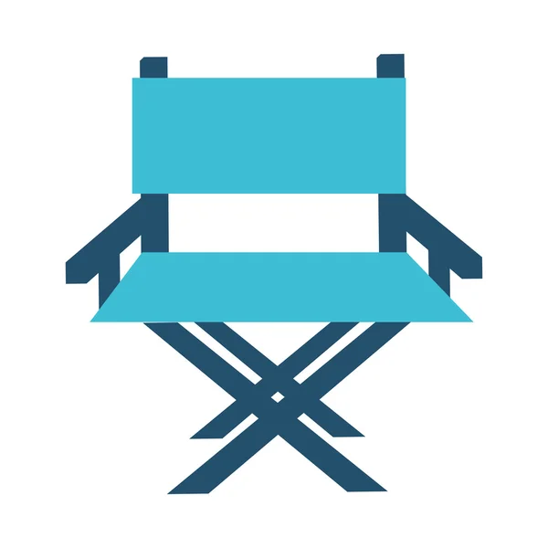 Chair director production film icon — Stock Vector