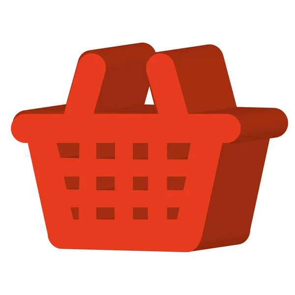 Basket shopping store icon — Stock Vector