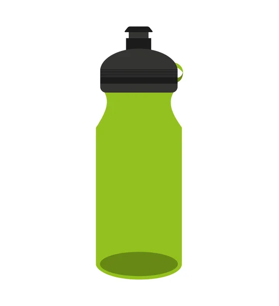 Flasche Wasser Turnhalle Symbol — Stockvektor