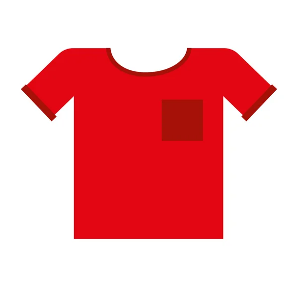 T-shirt giyim simgesi — Stok Vektör