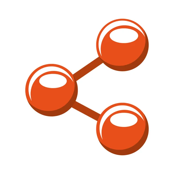 Share Symbol Social Icon — Stockvektor