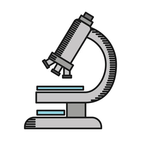 Microscope science laboratory icon — Stock Vector