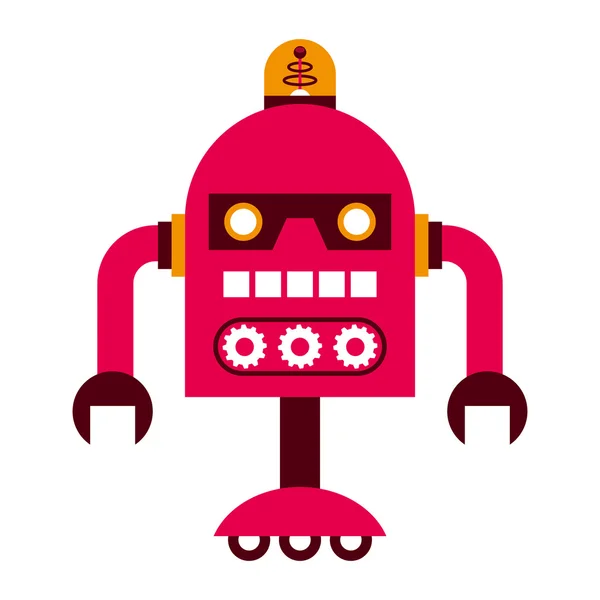 Robot electric avatar icon Stock Illustration