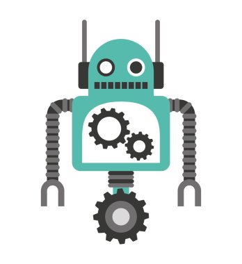 Robot elektrikli avatar simge