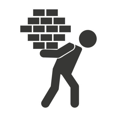 İnşaat Oluşturucusu siluet simge