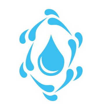 su damla sıçrama simgesi