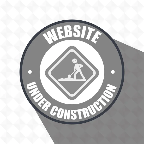 Outil de construction de site web — Image vectorielle