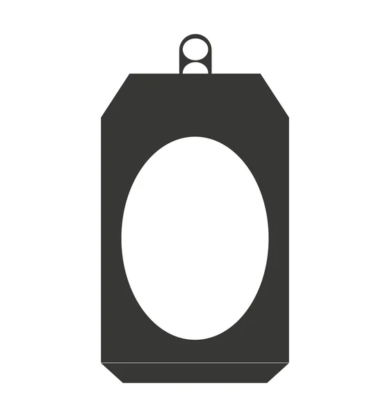 Icono de botella de metal lata — Archivo Imágenes Vectoriales