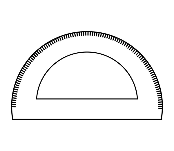 Regel het pictogram van de levering van de school — Stockvector