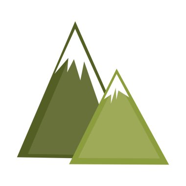 dağlar buz doğal simgesi