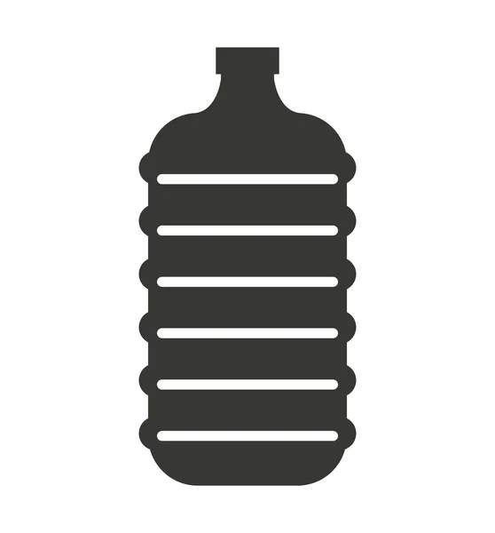 Grote fles water pictogram — Stockvector