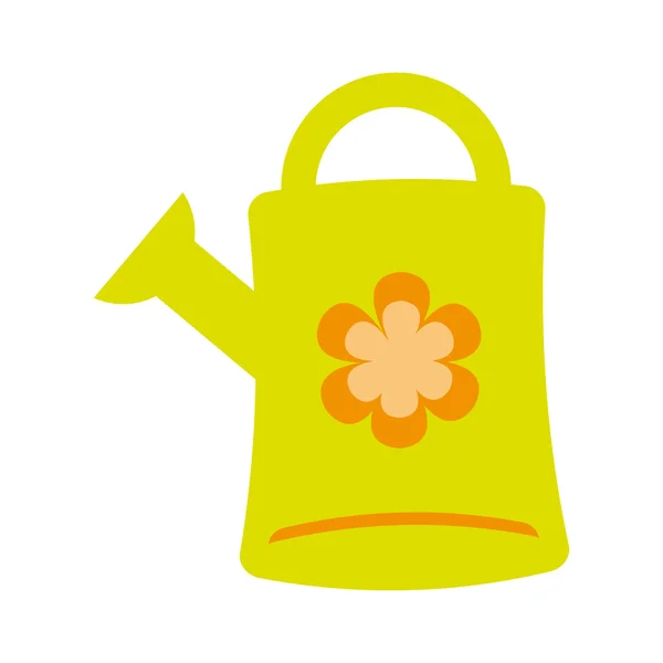 Watering can garden icon — Stock Vector