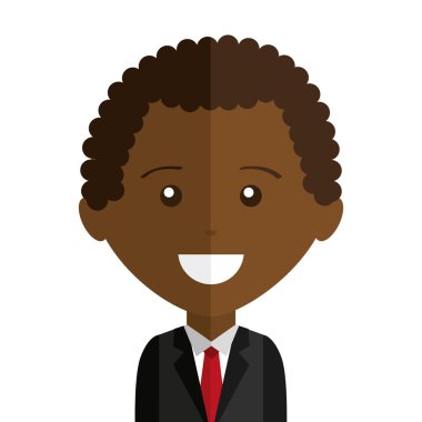 işadamı adam gülümseme simgesi