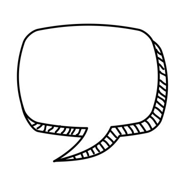 konuşma balonu tek renkli ileti simgesi