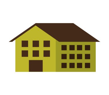 Bina yeşil ekoloji simgesi