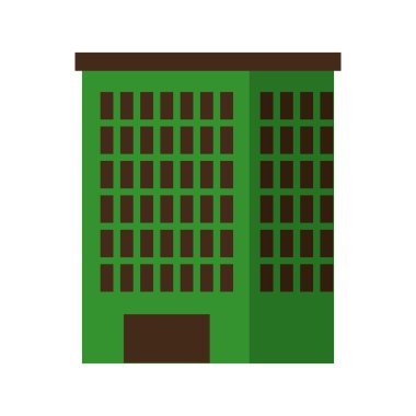 Bina yeşil ekoloji simgesi