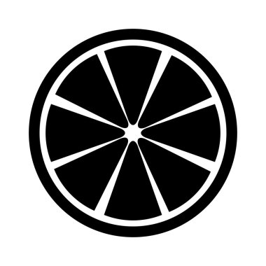 Turuncu taze meyve simgesi