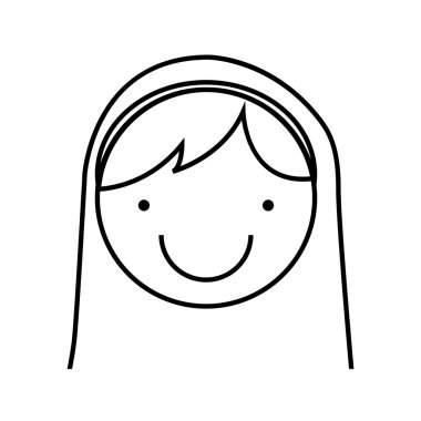 bakire yüz çizilmiş simgesi