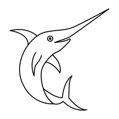 Balık hayvan su simgesi