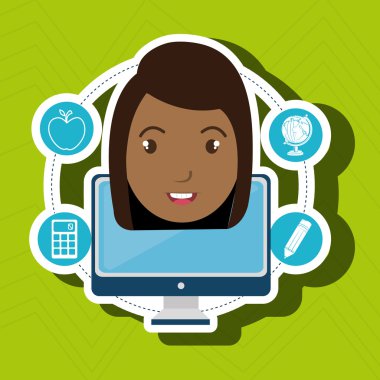 Öğrenci kalem hesap makinesi dizüstü