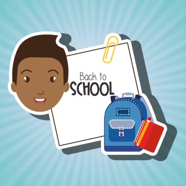 Öğrenci çanta kitap okul