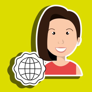 kadın mutlu yüz yaşamla bağlantı