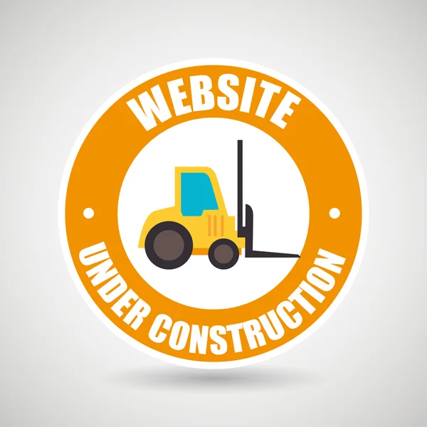 Herramienta de construcción del sitio web — Vector de stock