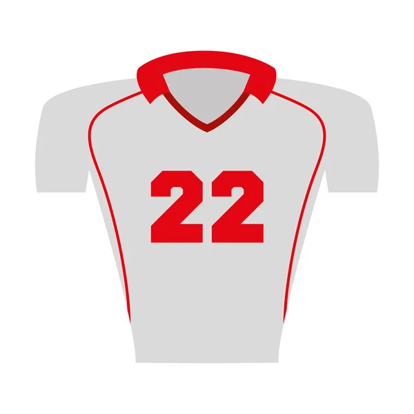 Camisa capitão futebol americano esporte — Vetor de Stock