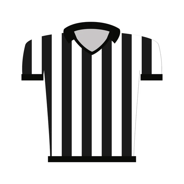 Shirt uniform referee icon — Stock Vector