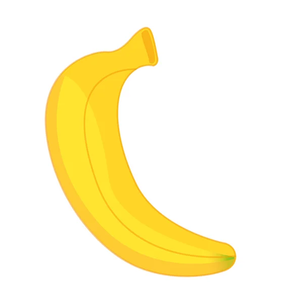 Banana fresh fruit icon — Stock Vector