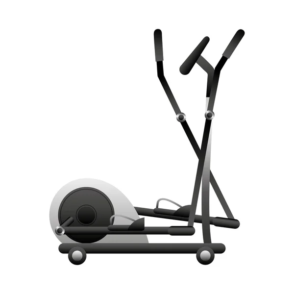 Egzersiz fitness makine simgesi — Stok Vektör