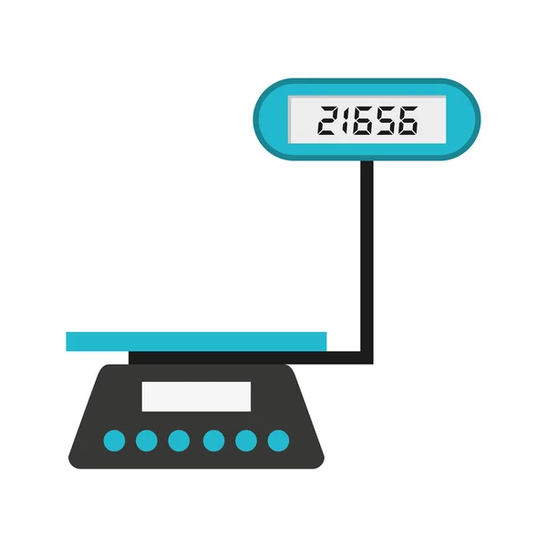 Bilancia bilancia peso misura icona — Vettoriale Stock