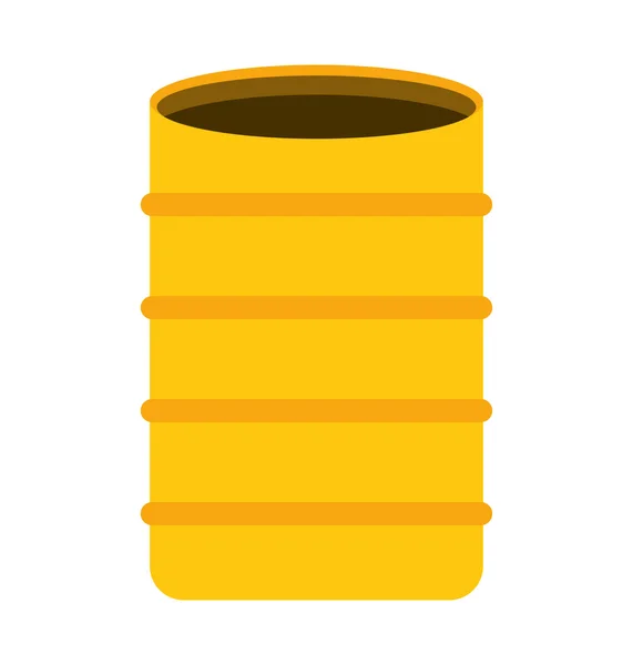 Ikona betonu kontenera baryłkę — Wektor stockowy