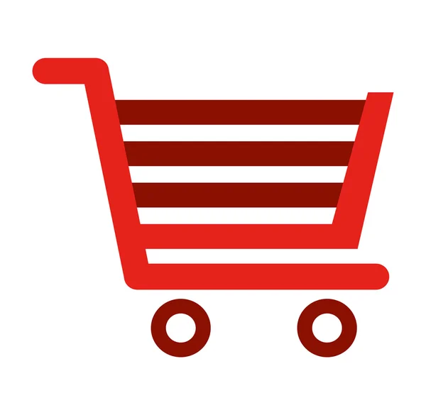 Carrello shopping store icon — Vettoriale Stock