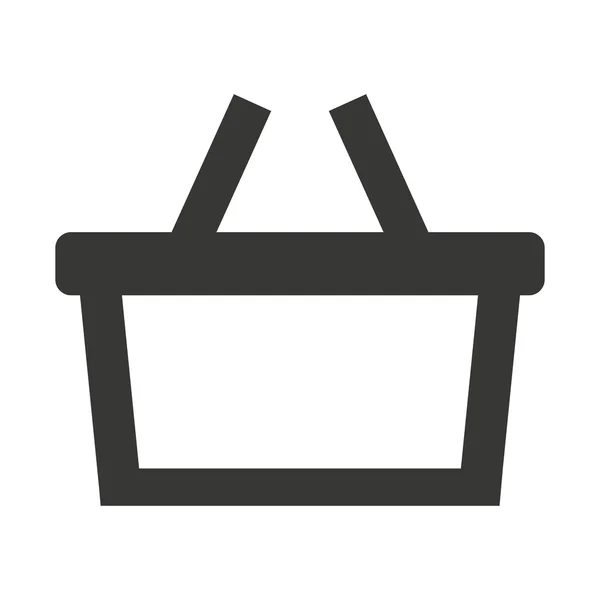 Het pictogram van de opslag van Shopping basket — Stockvector