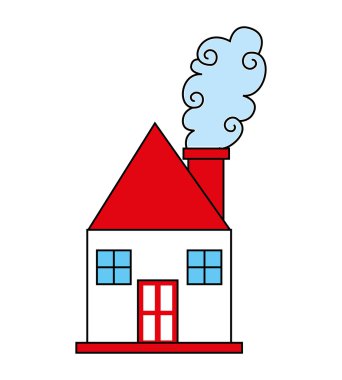 ev siluet Emlak simgesi