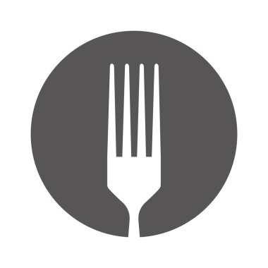 aracı çatal bıçak takımı siluet simge