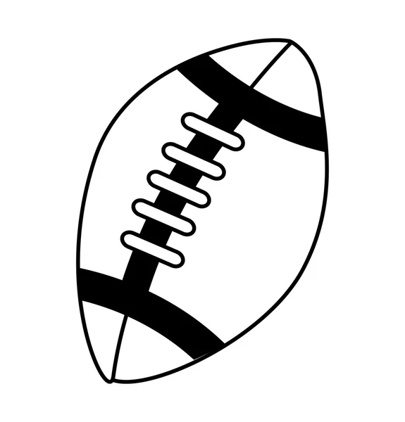 Ballon Football amerikanischer Sport — Stockvektor