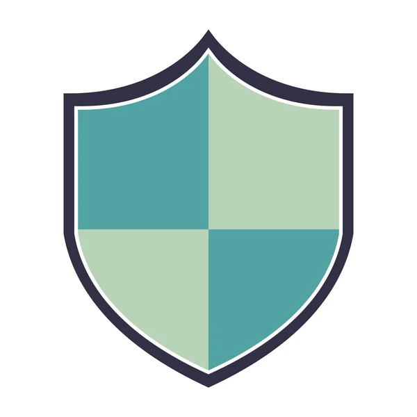 Escudo protector icono de seguridad — Archivo Imágenes Vectoriales