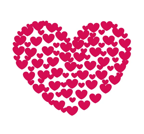 Значок візерунка кохання серця — стоковий вектор