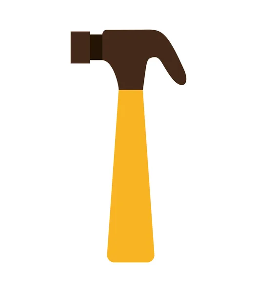 Hammer konstruktion verktygsikonen — Stock vektor
