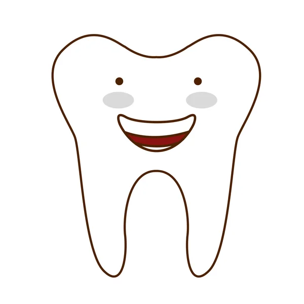 Teeth healthcare dental icon — Stock Vector