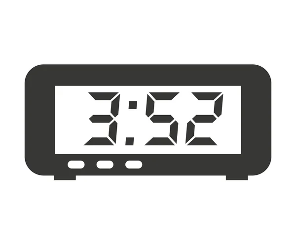 Tijd klok horloge pictogram — Stockvector