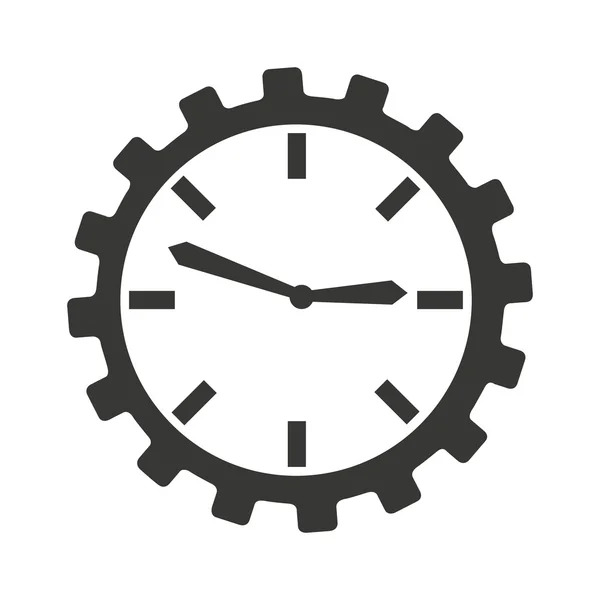 Time clock watch icon — Stock Vector