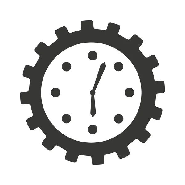 Time clock watch icon — Stock Vector