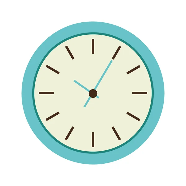 Tijd klok horloge pictogram — Stockvector