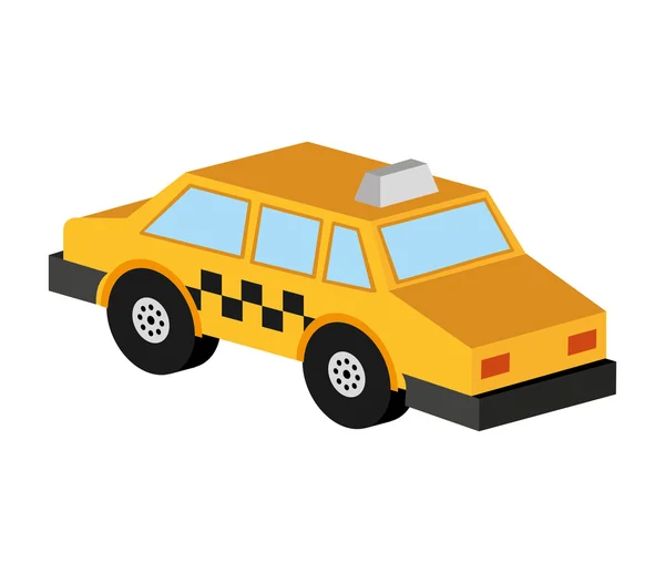 Car isometric vehicle icon — Stock Vector